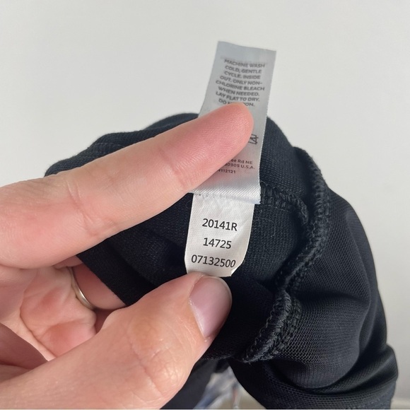 Assets by Spanx Black Faux Leather Front Pull On Leggings Size XL - Picture 6 of 6